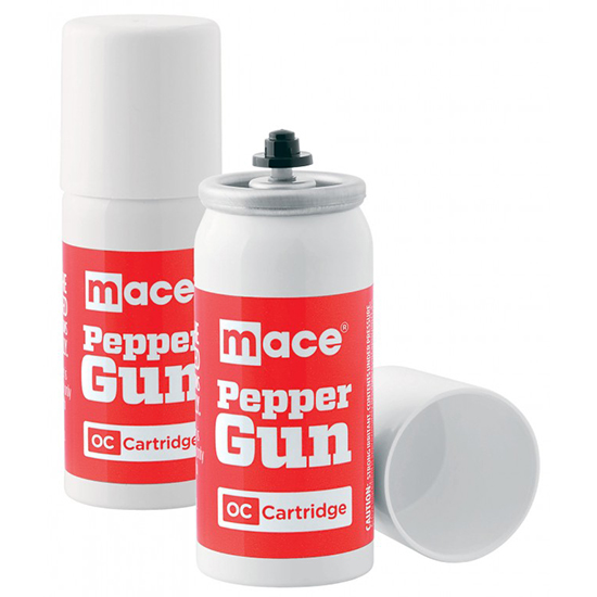 MACE PEPPER GUN 2 PACK OC REFILL CARTRIDGES - Hunting Accessories